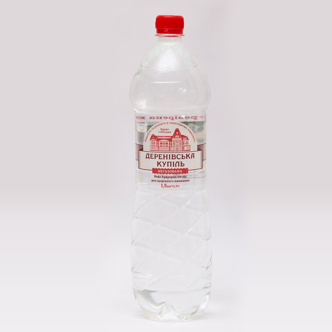 Вода питна для щоденного вживання "Деренівська Купіль", негазована, 1,5 л;